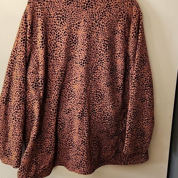 Lands end 3X Leopard Print Jacket 🐆 Perfect condition - Picture 6 of 6